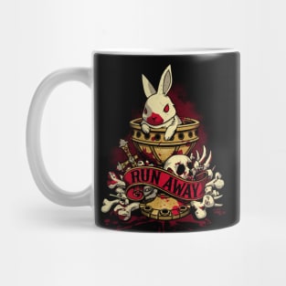 Run Away - Deadly Cute Geek Movie Rabbit Mug